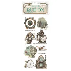 Stamperia Rub-on - Voyages Fantastiques - Mechanical Wonders