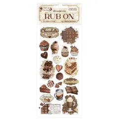 Stamperia Rub-on - Coffee and Chocolate - Vintage Sweet Moments