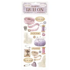 Stamperia Rub-on - Quiet Days - Sewing