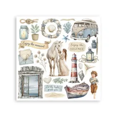Stamperia - Rub-on Assortment - Silent Sea