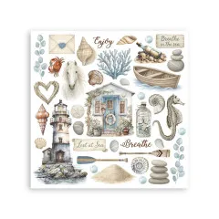 Stamperia - Rub-on Assortment - Silent Sea