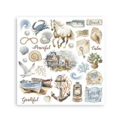 Stamperia - Rub-on Assortment - Silent Sea