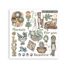 Stamperia - Rub-on Assortment - Furry Friends