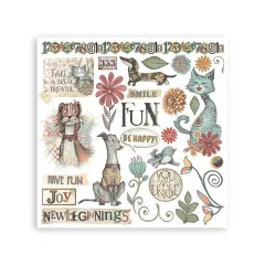 Stamperia - Rub-on Assortment - Furry Friends