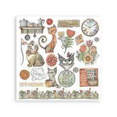 Stamperia - Rub-on Assortment - Furry Friends