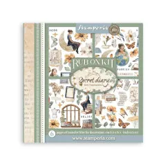 Stamperia - Rub-on Assortment - Secret Diary