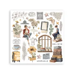 Stamperia - Rub-on Assortment - Secret Diary