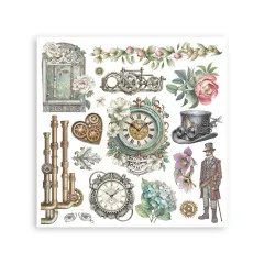 Stamperia - Rub-on Assortment - Gardens of Time by Antonis Tzanidakis