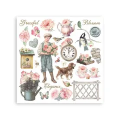 Stamperia - Rub-on Assortment - House of Roses