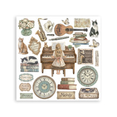 Stamperia - Rub-on Assortment - Symphony by Sara Alcobendas
