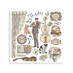 Stamperia - Rub-on Assortment - Symphony by Sara Alcobendas