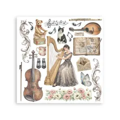 Stamperia - Rub-on Assortment - Symphony by Sara Alcobendas