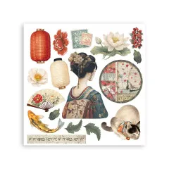 Stamperia - Rub-on Assortment - Oriental Garden