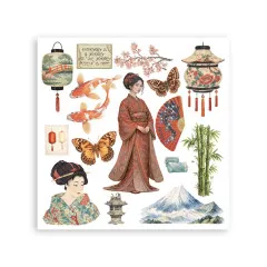 Stamperia - Rub-on Assortment - Oriental Garden