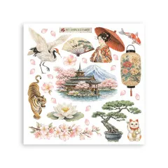 Stamperia - Rub-on Assortment - Oriental Garden