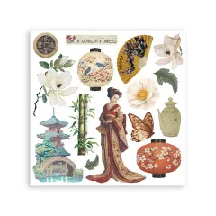 Stamperia - Rub-on Assortment - Oriental Garden