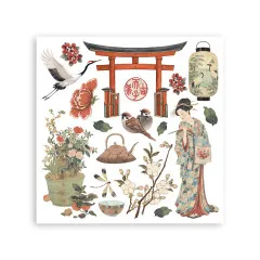 Stamperia - Rub-on Assortment - Oriental Garden