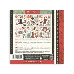 Stamperia - Rub-on Assortment - Oriental Garden