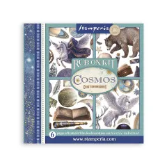 Stamperia - Rub-on Assortment - Cosmos by Cristina Radovan