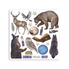 Stamperia - Rub-on Assortment - Cosmos by Cristina Radovan