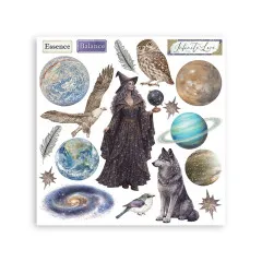 Stamperia - Rub-on Assortment - Cosmos by Cristina Radovan