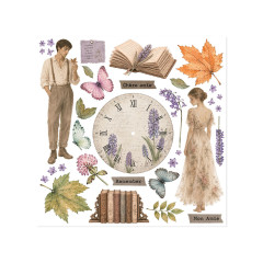 Stamperia - Rub-on Assortment - Flowers and Poems