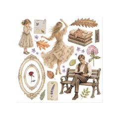 Stamperia - Rub-on Assortment - Flowers and Poems