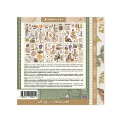 Stamperia - Rub-on Assortment - Flowers and Poems