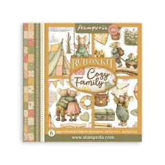 Stamperia - Rub-on Assortment - Cozy Family