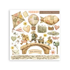 Stamperia - Rub-on Assortment - Cozy Family