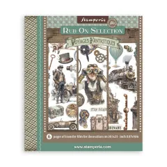 Stamperia - Rub-on Assortment - Voyages Fantastiques