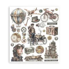 Stamperia - Rub-on Assortment - Voyages Fantastiques