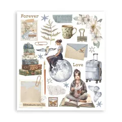 Stamperia - Rub-on Assortment - Secret Diary