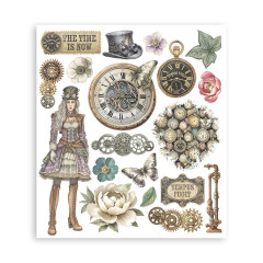 Stamperia - Rub-on Assortment - Gardens of Time by Antonis Tzanidakis