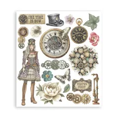 Stamperia - Rub-on Assortment - Gardens of Time by Antonis Tzanidakis