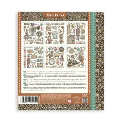 Stamperia - Rub-on Assortment - Gardens of Time by Antonis Tzanidakis