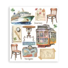 Stamperia - Rub-on Assortment - Art of Travelling