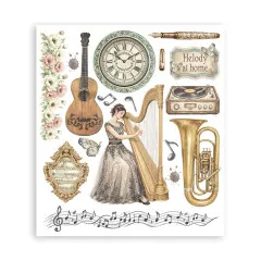 Stamperia - Rub-on Assortment - Symphony by Sara Alcobendas