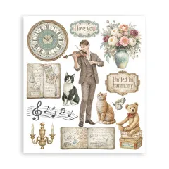 Stamperia - Rub-on Assortment - Symphony by Sara Alcobendas