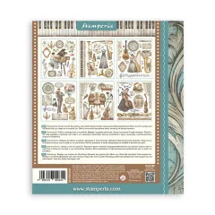 Stamperia - Rub-on Assortment - Symphony by Sara Alcobendas
