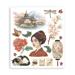 Stamperia - Rub-on Assortment - Oriental Garden