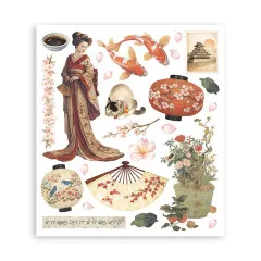 Stamperia - Rub-on Assortment - Oriental Garden