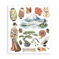 Stamperia - Rub-on Assortment - Oriental Garden