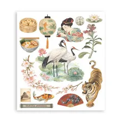 Stamperia - Rub-on Assortment - Oriental Garden