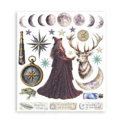 Stamperia - Rub-on Assortment - Cosmos by Cristina Radovan