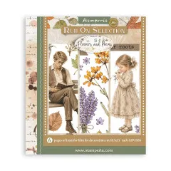 Stamperia - Rub-on Assortment - Flowers and Poems