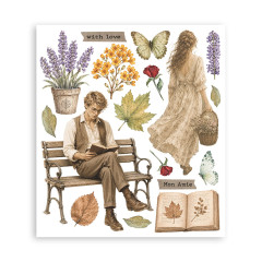 Stamperia - Rub-on Assortment - Flowers and Poems