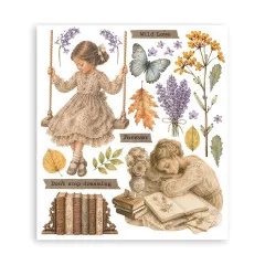 Stamperia - Rub-on Assortment - Flowers and Poems
