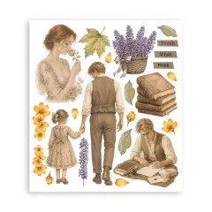 Stamperia - Rub-on Assortment - Flowers and Poems