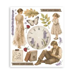 Stamperia - Rub-on Assortment - Flowers and Poems